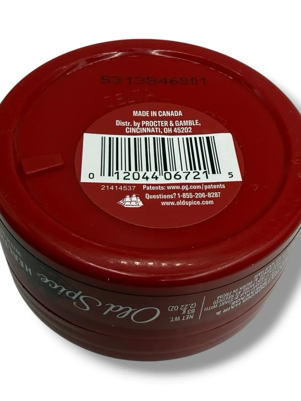 Old Spice Classic Hair Pomade Medium Hold Matte Finish 2.22oz Healthy & Strong